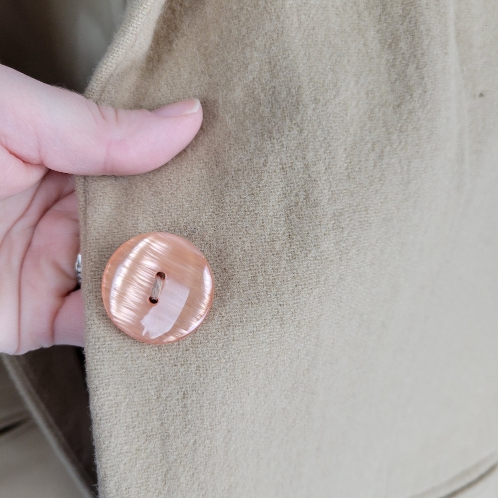 Sag Harbor camel colored 100% wool blazer size 12P - Picture 11 of 13